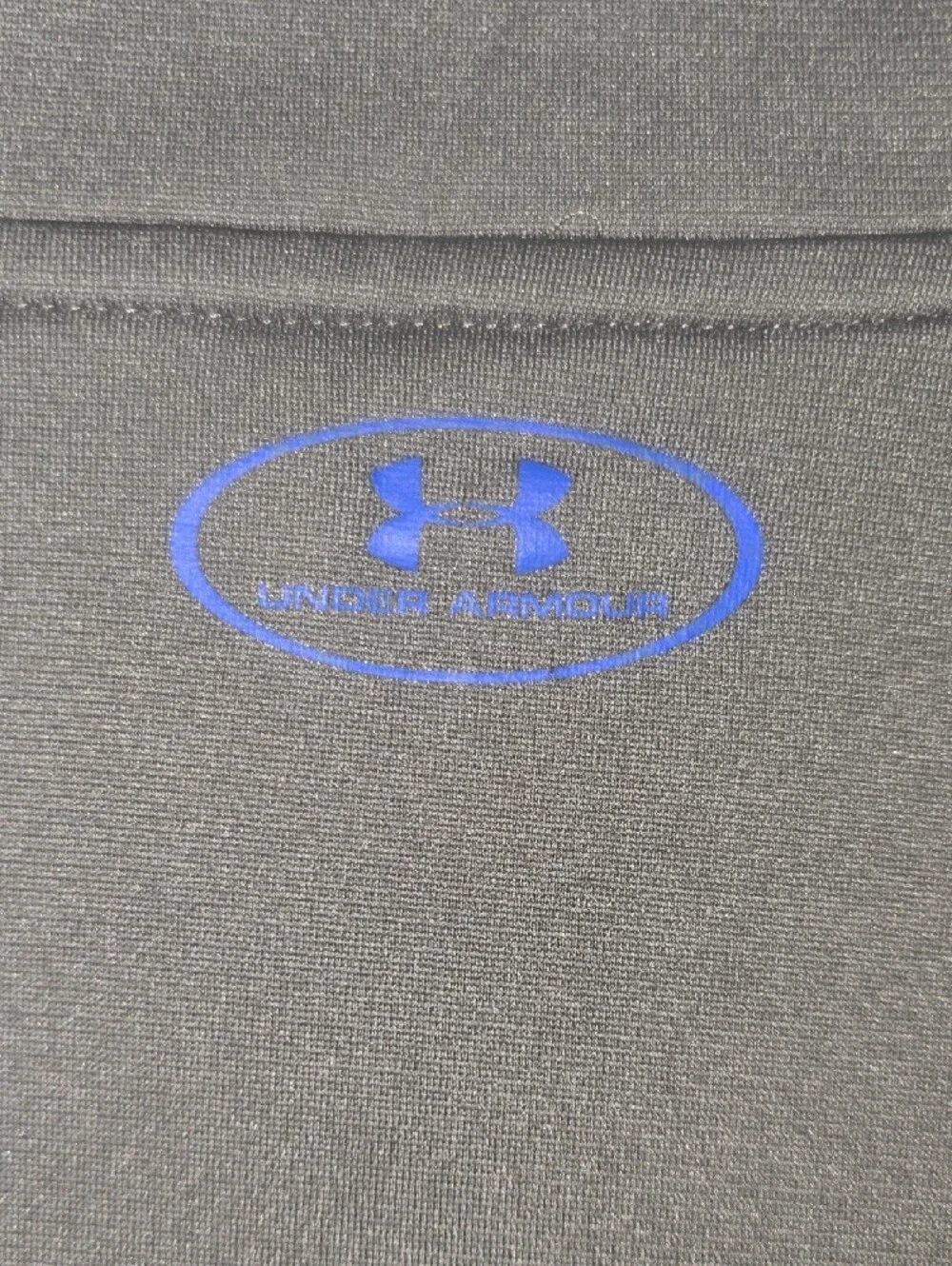 Under Armour Black Full-Zip Performance Jacket with Blue Logo